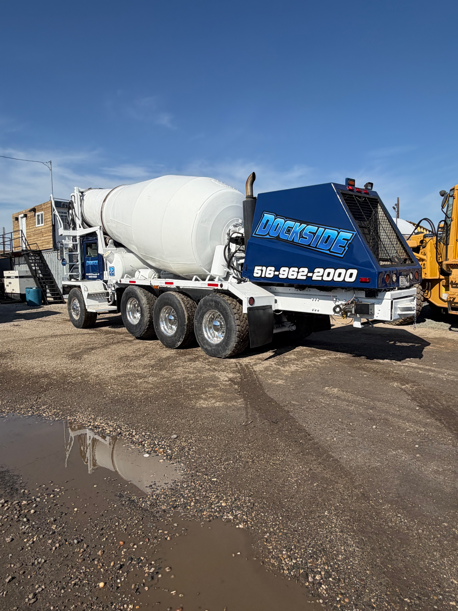 Ready-mix concrete truck delivery Oceanside NY